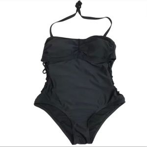 Ava & Viv One Piece Swimsuit Black Plus Size 14W